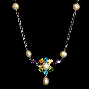 $87 Ross-Simons Estate Necklace Sterling Silver Marked 925 RS China